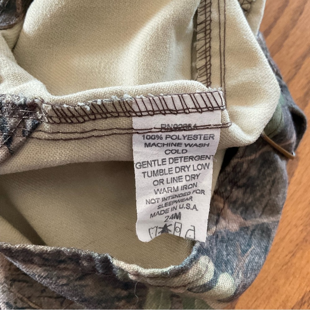Lee Originals Camo Overalls, Little Girls Sz 24 Mos. - Picture 7 of 10